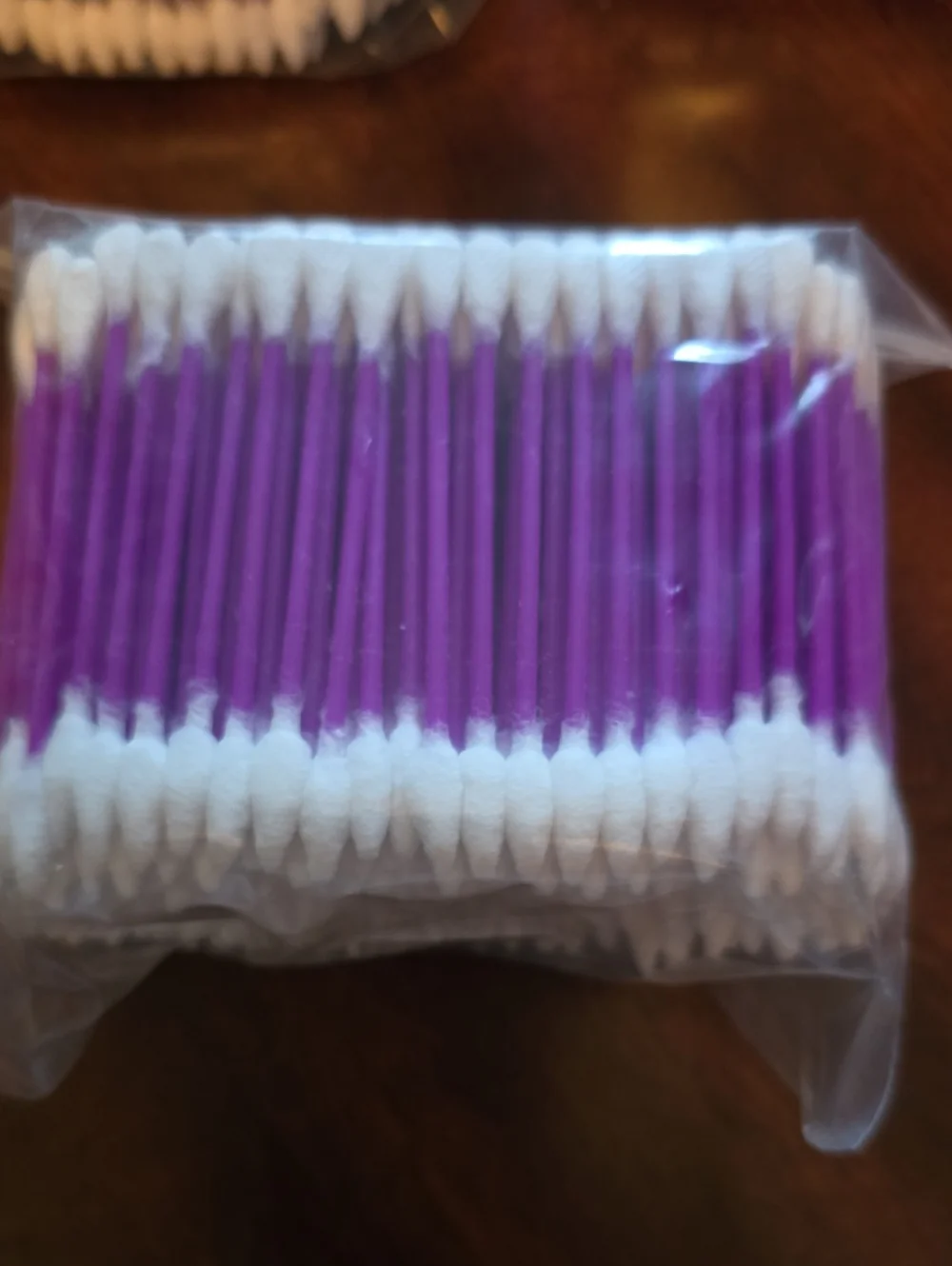 Cosmetic Cotton Swabs Dual-End in Purple - 300 Ct (Set of 3 Packages)